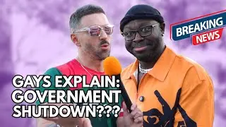 GAYS EXPLAIN: the Government Shutdown? | Bob the Drag Queen Asks with Matteo Lane