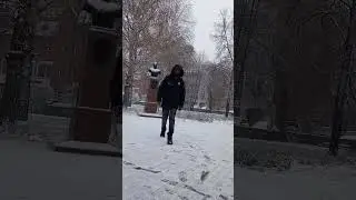 Slow Mo In Snowfall.... Welcome Moment... #пермь #зима #россия
