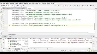 Solved: ButterKnife 10.1.0 with new Support Library 