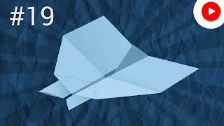 19. How to make a flying origami airplane out of paper / step by step lessons