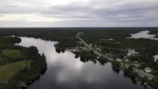 Free Video of Whitestone Lake in Dunchurch Canada | 4K | Royalty Free Video | Drone View | Top
