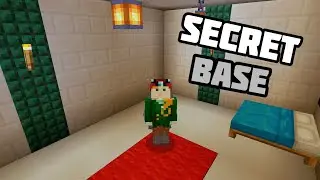Secret Base  in Minecraft PE | Minecraft PE gameplay part 23