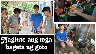 Nagluto ng Goto ang mga bagets | Burabod, Lagonoy boys