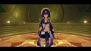 Nilou, Cyno, Candace ult in slow motion // Best ult ever?? // genshin leaks