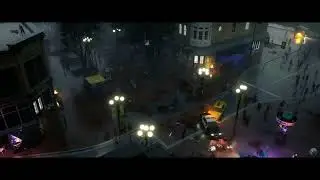 🧟‍♀️ Zombie Apocalypse: Fallen City | Thunder and Rain | Horror Ambience ASMR Sleep