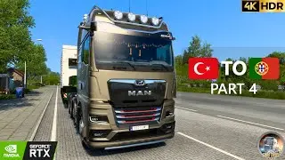 Driving Dreams: ETS2 Roadtrip from Turkey to Portugal | Part 4 Adventure #ets2