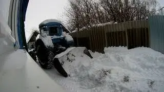 Чистка снега.