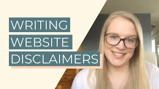 How to Write a Disclaimer For Your Website