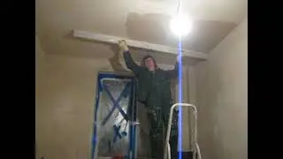 Оштукатуривание потолка по правилу