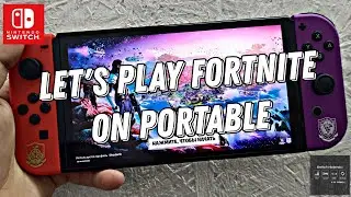 Fortnite - играем в портативе на Nintendo Switch Oled №1