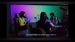 Maybe We Should Have A Divorce - George Harrison - The Beatles Get Back