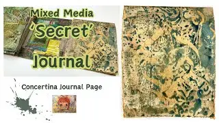 SECRET JOURNAL IN A JOURNAL #mixedmedia #junkjournal