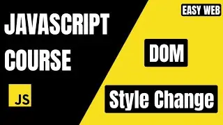 Change CSS with JavaScript 🔥 | DOM Style Manipulation 