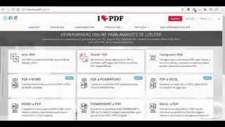 Separar, Unir y otras modificaciones en archivos PDF