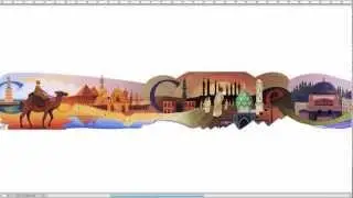 Ibn Battuta - ابن بطوطة Google Doodle