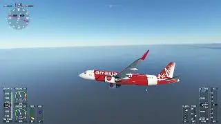 AirAsia Airbus A320 Smooth Landing at Mumbai Airport and Taxi to Gates