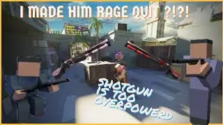 He Rage Quit Because I Used A Shotgun (krunker)