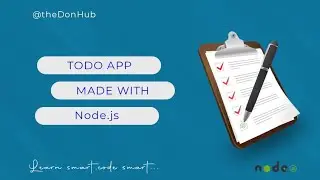 How to create a To-do App using NodeJS: 4 - Schema , Model, Mongoose & Mongodb
