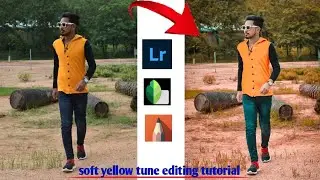 soft yellow tune photo editing in Lightroom #aj #ajediting& technical