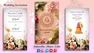 Indian Wedding Invitation Video || Whatsapp Invite || Latest What's App Invitation || KC Effects