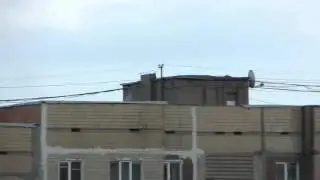 15.04.14 истребитель над городом Краматорск