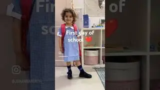 Annika’s first day of school #shorts