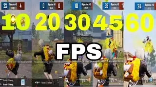 10 FPS vs 60 FPS Challenge | FPS MATTER? | Iphone XR 2021 pubg mobile
