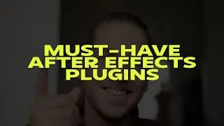 Top 3 must-have Scripts / Plugins for Adobe After Effects!