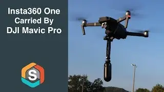Insta360 One Carried by the DJI Mavic Pro