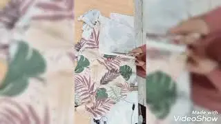 فستان غريب بس سهل وبدون باترون