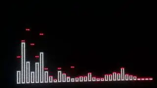 first try spectrum analyzing (FFT) with ESP32, INMP411 microphone and RGB matrix panel