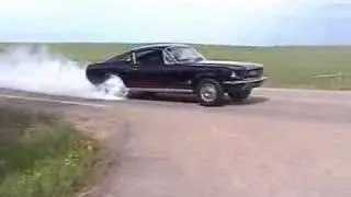 Scufty's Mustang burnout