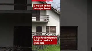 Maja Marinković je nekada živela u ovoj kući, komšije je zvale "Rubi"