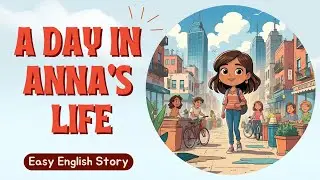 Easy English Story: A Day in Anna’s Life | Practice Learn Improve Listening Skills for Beginners