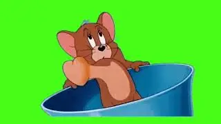 Jerry heartbeat green screen meme