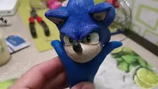 ЛЕПИМ СОНИКА ИЗ ПЛАСТЕЛИНА. PLASTICINE SONIC TUTORIAL