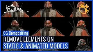 The AG's Way Nuke Compositing Course | Class 07-05 - CGC Remove Elements on Static & Animated Models