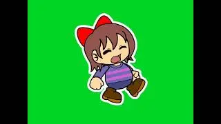 【UNDERTALE】Paper Frisk sprites フリスク素材集【ペーパーマリオ風】