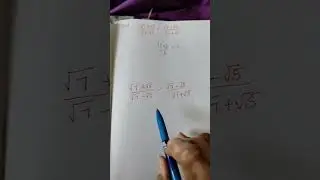 Find √7+√5/√7-√5  -√7-√5/√7+√5