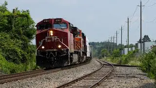 CP 8161 leads CPKC 231 Westbound in Killean, Ontario
