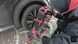 Montaggio catene da neve auto non catenabili
