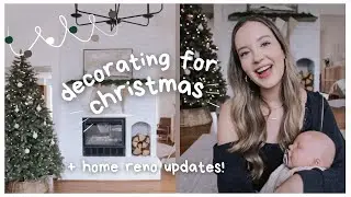 decorate for christmas 2022 with us!! + house updates | scandinavian inspired