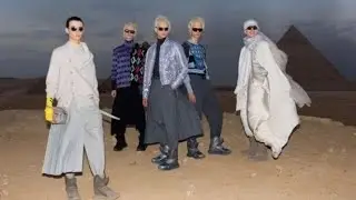Dior Mens Pre-Fall 2023 In Giza Pyramid Egypt