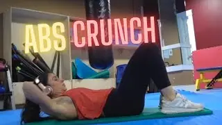 Abs Crunch feet On Floor / Bikini Fit Abs Exercises