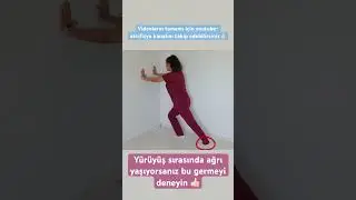 Yürüyüş sırasında ağrı yaşıyorsanız bu germeyi deneyin 👍🏻 #aktifizyo #yürüyüş #dizağrısı