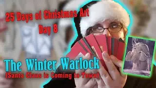 How to Make The Winter Warlock Layered Cardboard Art! (Santa Claus is Coming to Town)