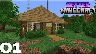 Moja prva kuca !! Better Minecraft 01