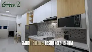 SMDC Green 2 Interior Design 18 Sqm with Balcony