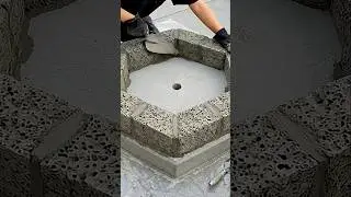 DIY Modern Sponge Brick & Hexagon Planter 
