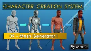 09 - Unreal Engine - Character Creation System - Mesh Buttons Generator I